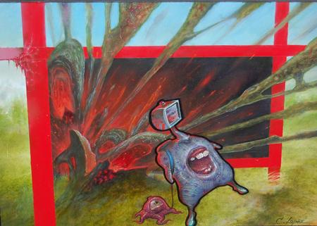 Tattoos - Acrylics,oils and spray can - 55518